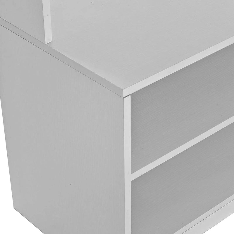 Appendiabiti Moderno con Scarpiera, Mobile Porta Scarpe, Ripiani e Pannello Forato, per Ingresso e Corridoio, Soggiorno