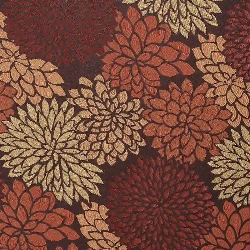 Poltrona Floral Harvest - Finitura Noce Scuro