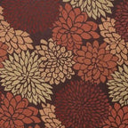 Poltrona Floral Harvest - Finitura Noce Scuro