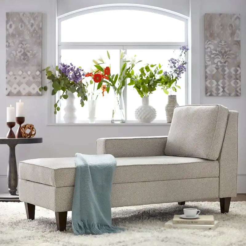 Chaise longue contenitore zenzero