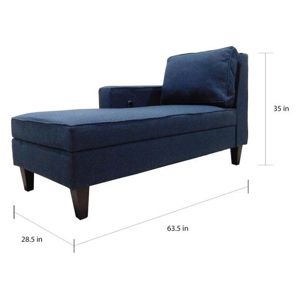 Chaise longue contenitore zenzero
