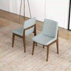 Sedie da pranzo Mid-Century in misto poliestere (set da 2)