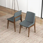 Sedie da pranzo Mid-Century in misto poliestere (set da 2)