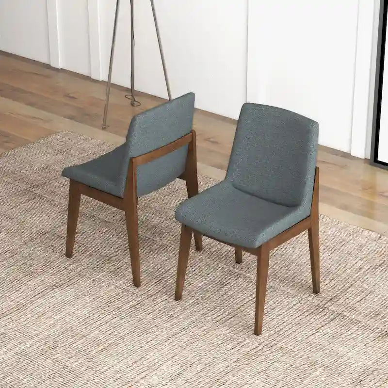 Sedie da pranzo Mid-Century in misto poliestere (set da 2)