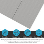 0.75 Doghe in legno di supporto per materasso verticali super resistenti con rivestimento.
