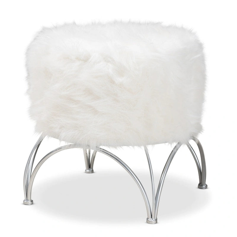 Pouf imbottito moderno e contemporaneo Coburn