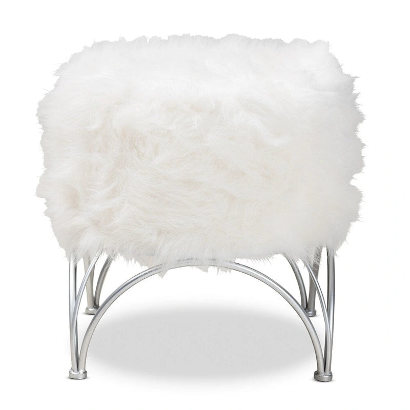 Pouf imbottito moderno e contemporaneo Coburn