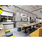 Sedie impilabili moderne per ristorante Tavolino impilabile Cupcake per soggiorno, sala relax, vanità, camera da letto, ufficio senza schienale