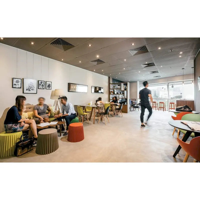 Sedie impilabili moderne per ristorante Tavolino impilabile Cupcake per soggiorno, sala relax, vanità, camera da letto, ufficio senza schienale