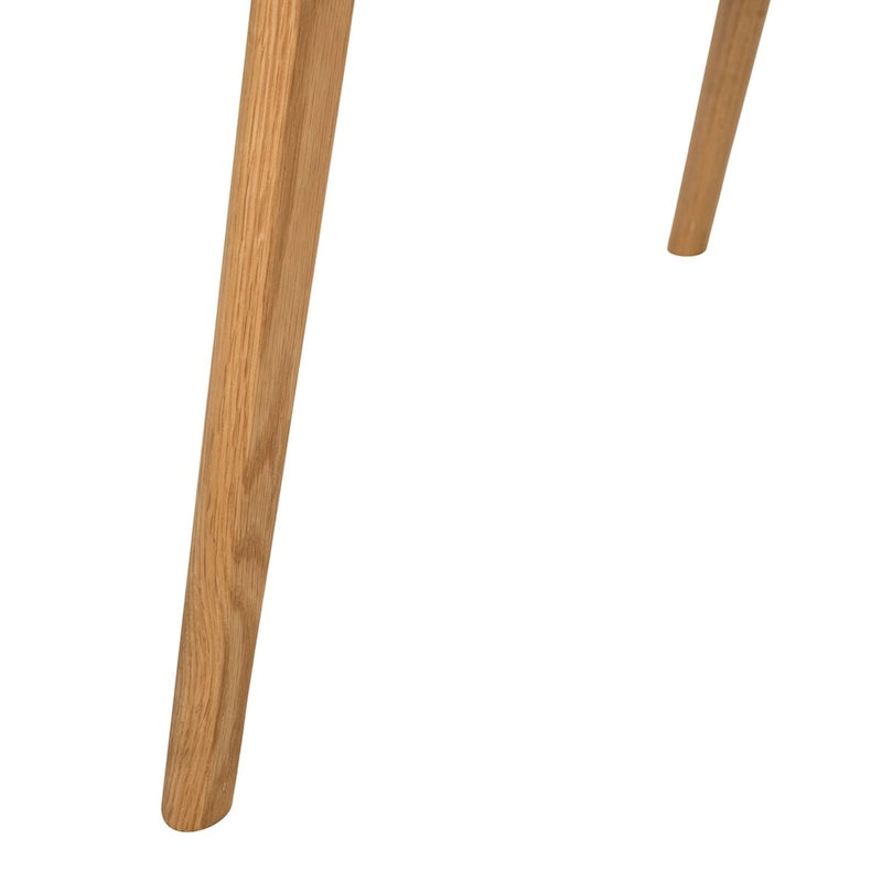 Tavolino Doppio Contemporaneo - Bianco e Legno Naturale, 120 cm L x 60 cm P x 45 cm A