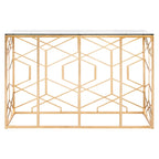 Consolle in foglia d'oro - 119 cm L x 39 cm P x 76 cm H