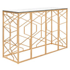 Consolle in foglia d'oro - 119 cm L x 39 cm P x 76 cm H