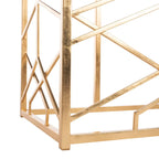 Consolle in foglia d'oro - 119 cm L x 39 cm P x 76 cm H