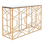 Consolle in foglia d'oro - 119 cm L x 39 cm P x 76 cm H