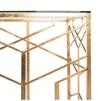 Consolle in foglia d'oro - 119 cm L x 39 cm P x 76 cm H