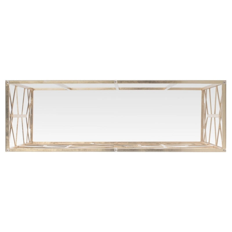 Consolle in foglia d'oro - 119 cm L x 39 cm P x 76 cm H