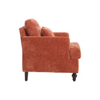 Poltrona con struttura in legno, poltrona moderna per salotto