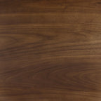 Sedia da pranzo Mid-Century con schienale a fusi e struttura in legno massello - Rovere, Noce o Nero